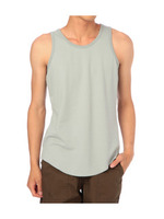 裾ラウンドタンクトップ/グレー系(712)