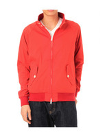 綿混メッシュ裏地ブルゾン/ネイビー系(093)