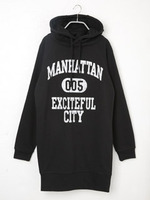 裏毛パーカーOP/ピンク