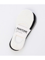 PANTONE 無地カバーソックス/ホワイト(001)