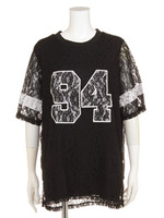 【CASUAL】レースナンバリングBIG T/ブラック