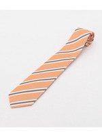 カラフルストライプネクタイ/オレンジ(367)