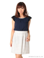 シースルーボーダードッキングOP/ライトグレー