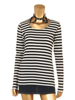 襟付きインナーロンティ/ブラックサブ