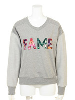 サテンショウカロゴアップリケPO/グレー