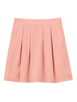 ハイウエストタックスカート/ベビーピンク(071)
