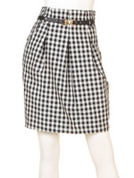 ベルト付タックタイトスカート/ミックス1