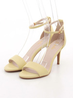 ベーシックアンクルストラップサンダル/YELLOW