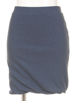 【BED＆BREAKFAST】Technorama Thin Stripe Mini Skirt/NAVYmix