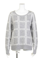 【BIJ】 起毛チェックKT/グレー