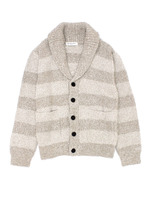 【GELATO PIQUE HOMME】バンブーミックスショールカーディガン/GRY