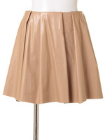 【GREED】Dual Face Gathered Skirt Shorts/BEIGE