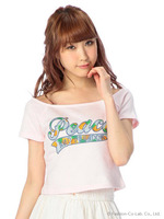 【LIZ LISA】トロピカルロゴTシャツ/ホワイト