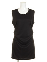 カットソーワンピ/ブラック