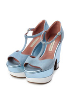 LAUTRE CHOSE プラットフォームサンダル/ブルー系(091)