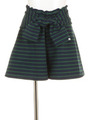 SLEEVE  STRIPE SHORTS/NAVY