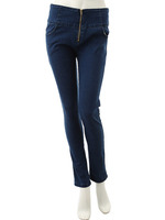 【ECURY】ストレッチスキニーデニムパンツ/ライトブルー