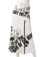 【カタログ掲載】ZIPスリットマキシスカート/オフホワイト