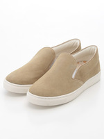 【OUTLET】スウェードスリッポン/ベージュ