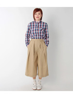 タックガウチョパンツ/アイボリー(004)