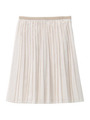 プリーツスカート/ホワイト(001)