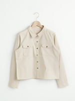 ミリタリーシャツ/アイボリー