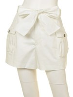 ミリタリーパンツ/ホワイト