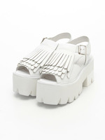 厚底サンダル/ホワイト