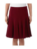 平二重織フレアスカート/レッド系(064)