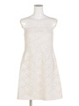 Embroid chiffon OP/WHT