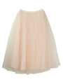 [新色追加&再入荷]tulle long skirt/pinkbeige(新色)