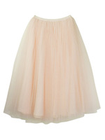 [新色追加&再入荷]tulle long skirt/pinkbeige(新色)
