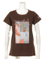 【X-girl × GIRL ARTIST】S/S TEE TRACY/BROWN