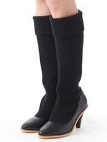 ソックスツキパンプス/ホワイト