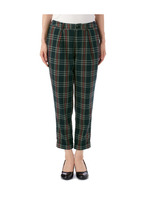 チェックタックパンツパンツ/ダークグレー(213)