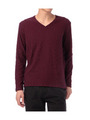リンクスVネックプルオーバー/ワインレッド(963)