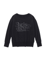 ロゴTシャツ/ブラック(019)