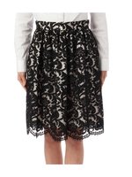 総レーススカート/ブラック(019)