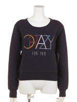 CRAZY 7分袖スウェットP／O/NVY