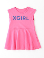 FLARED  DRESS  LOGO/PINK