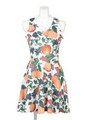 Orange Blossom Tennis Dress/WHITE
