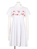 Sunset Wallflower Polo Shirts Dress/RED