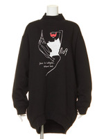 【HOLLYWOOD MADE】PARIS BOTTLE NECK SWEATER/OFF WHITE