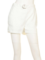 ベルト付きショートPT/WHT