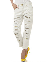 ミリタリーリメイク テーパードパンツ/WHT