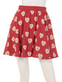 BE MY BABY CIRCULAR SKIRT/RED