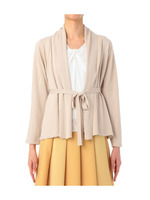 ショールカラーニットカーディガン/イエロー系(031)