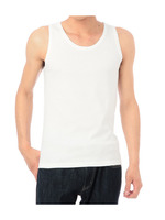 シンプルタンクトップ/ネイビー系(093)