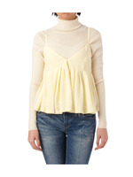 ペプラムビスチェブラウス/ネイビー系(093)