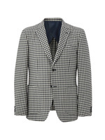 ホップサックチェックジャケット/ブルー系(294)